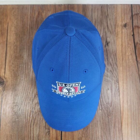 2010 U.S. Open Pebble Beach American Needle Fitted Sz S/M Hat Cap Blue Golf PGA - Picture 7 of 11